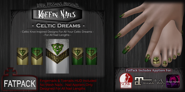 Koffin Nails - Fatpack - Celtic Dreams