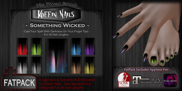 Koffin Nails - Fatpack - Something Wicked